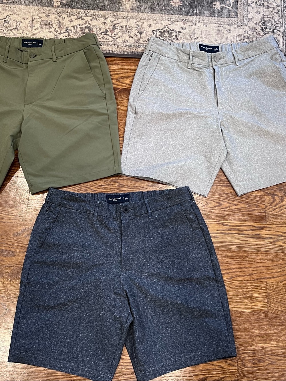 Mens Abercrombie Shorts (3 Pack) - Size Large